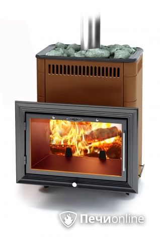 Дровяная печь-каменка TMF Витрувия II Inox БСЭ терракота в Калуге